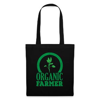 Farmer Farmer Farmer Vegan Organic Fruit Légumes Régionaux - Sac en tissu - noir - Devant