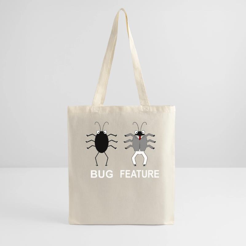 Bug Feature - Informatiker Programmierer Stoffbeutel