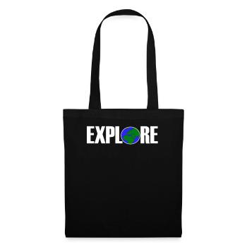 Explore World Tour Explorer Adventure Gift - Tote Bag - black - Front