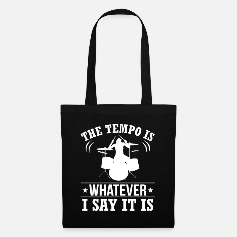Drums - Tote Bag - black