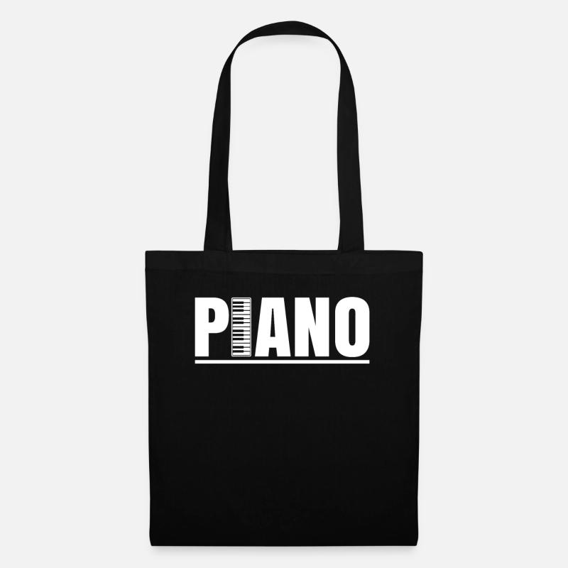 Piano - Stoffbeutel - Schwarz