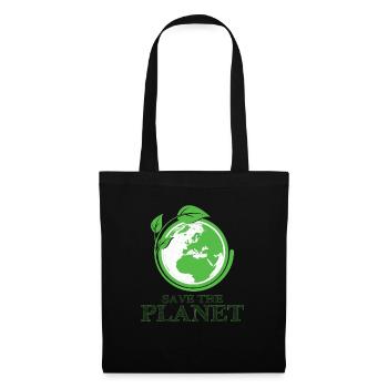 Conservation Planet Rescue Environment Gift - Sac en tissu - noir - Devant