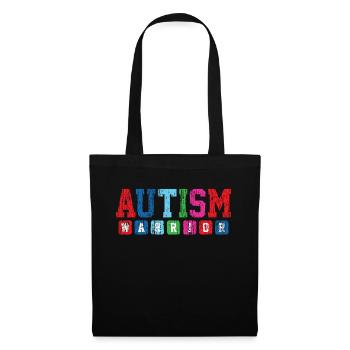 Autism Awareness Autism Warrior Autism - Stoffbeutel - Schwarz - Vorne