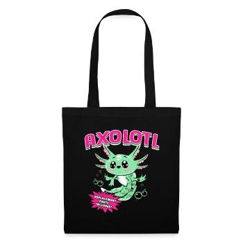 Axolotl - Sac en tissu - noir - Devant