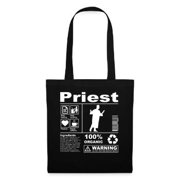 Priest Product Description - Stoffbeutel - Schwarz - Vorne