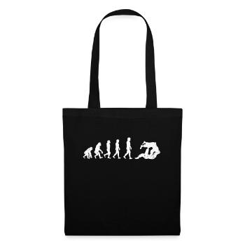 Brazilian Jiu Jitsu Evolution Martial Art Sport BJ - Tote Bag - black - Front