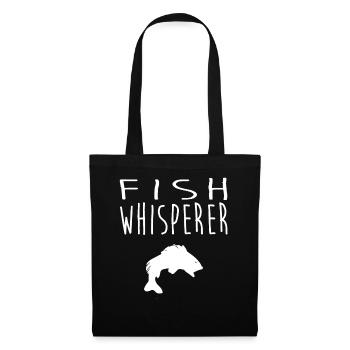 Fish Tee - Stoffbeutel - Schwarz - Vorne