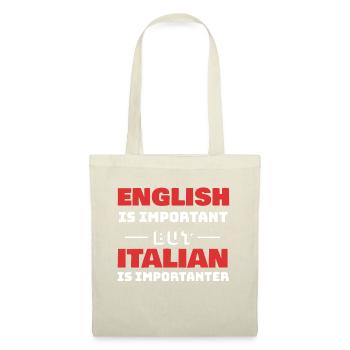 Italian language teaching foreign language gift - Tote Bag - nature - Front