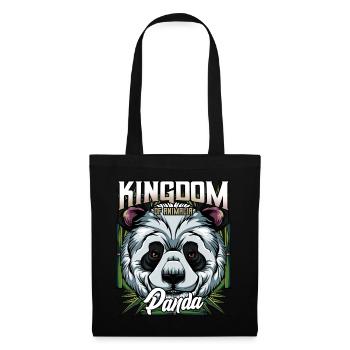 Panda Bear Bamboo Bear Great Panda wildlife gift - Tote Bag - black - Front