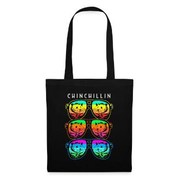 Chinchilla - Stoffbeutel - Schwarz - Vorne