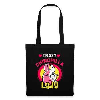 Chinchilla - Sac en tissu - noir - Devant