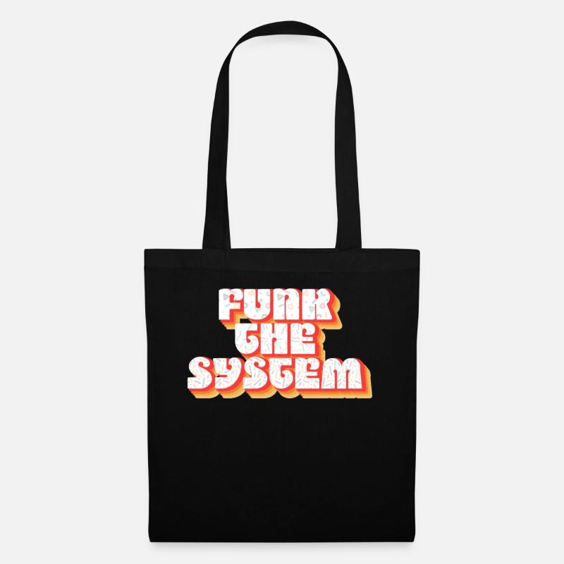 FUNK THE SYSTEM - Stoffbeutel - Schwarz
