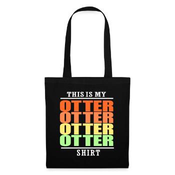 Otter Ferret Marten Water Sea Otter Beaver Sweet - Tote Bag - black - Front