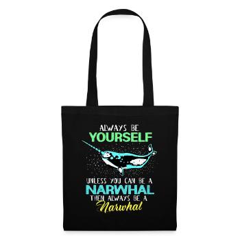 Narwhal - Tote Bag - black - Front
