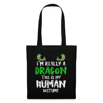 Dragon - Tote Bag - black - Front