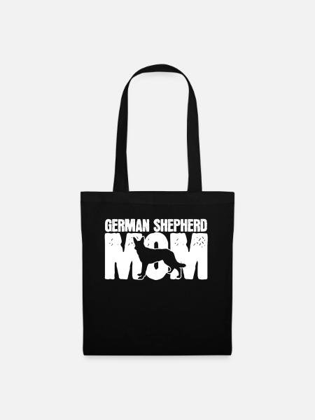 German Shepherd - Tote Bag - black