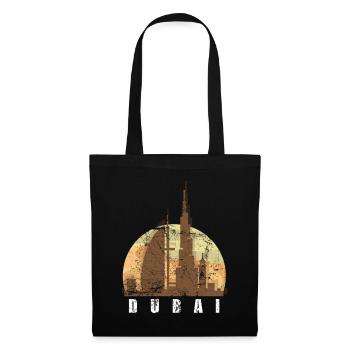 Dubai Tourism Tower City Center Sun Gift - Tote Bag - black - Front