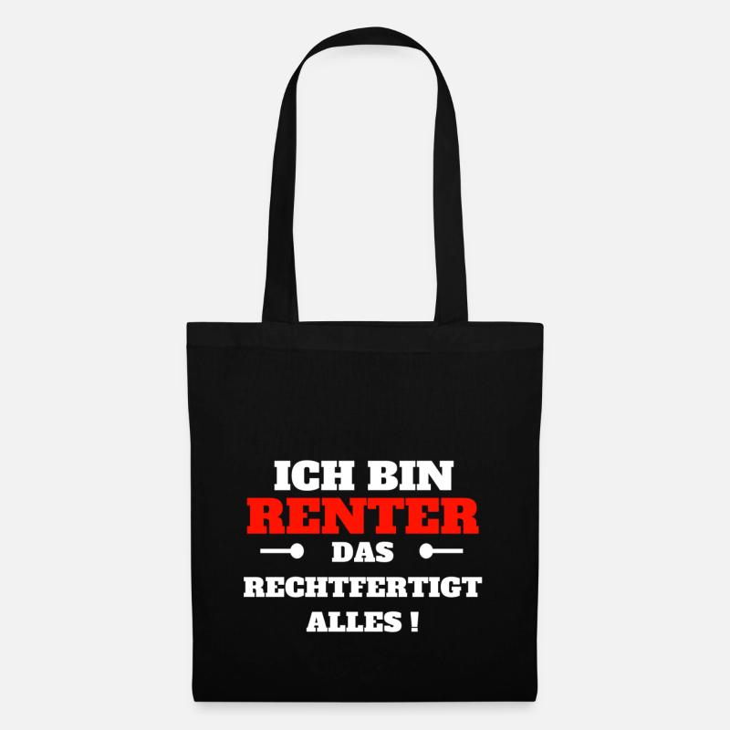 Rentner 2019 - Stoffbeutel - Schwarz