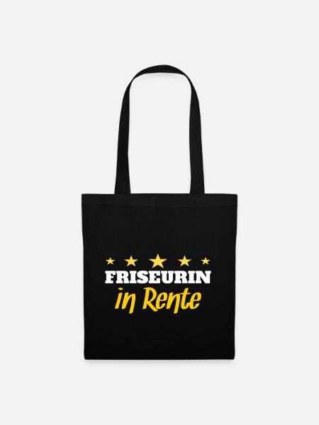 Friseur - Stoffbeutel - Schwarz