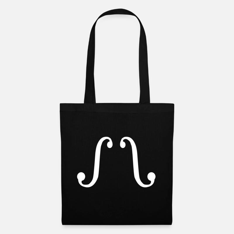 kontrabass Cello Geschenk - Stoffbeutel - Schwarz