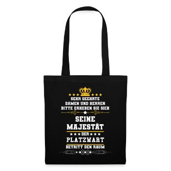 Gardien de place - Sac en tissu - noir - Devant