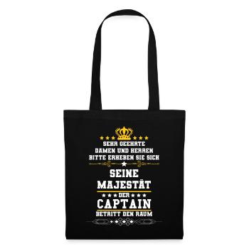 Capitaine - Sac en tissu - noir - Devant