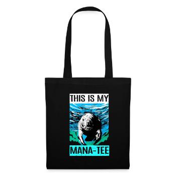 Manatee Dugong Sea Pig Sirenia Manatee - Tote Bag - black - Front