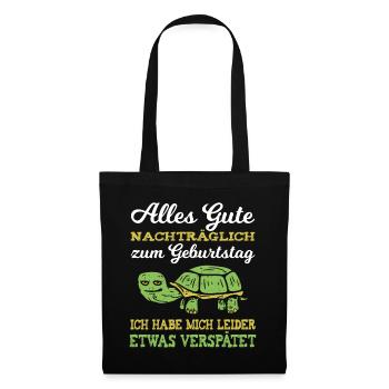 Tout Bonne nouvelle d’anniversaire oublié tasse - Sac en tissu - noir - Devant