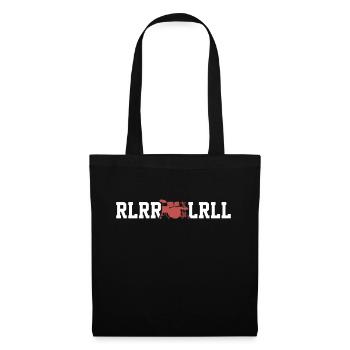 batterie - Sac en tissu - noir - Devant