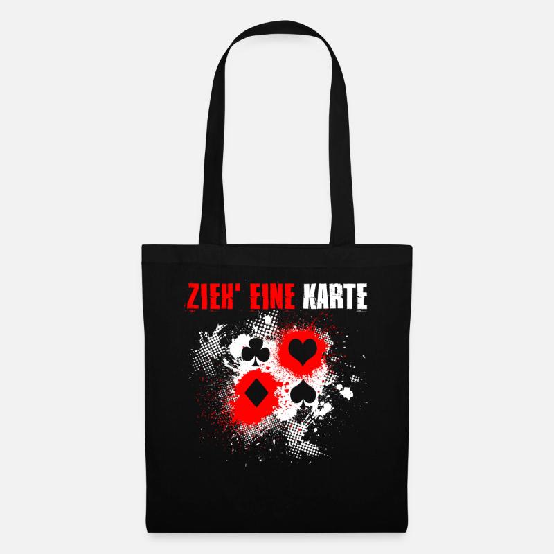 Magie Kartendeck Zauberer - Stoffbeutel - Schwarz