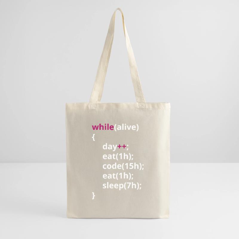 Programmers eat code sleeping funny PHP Tote Bag