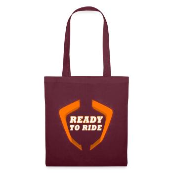 Ready To Ride - Tote Bag - burgundy - Front