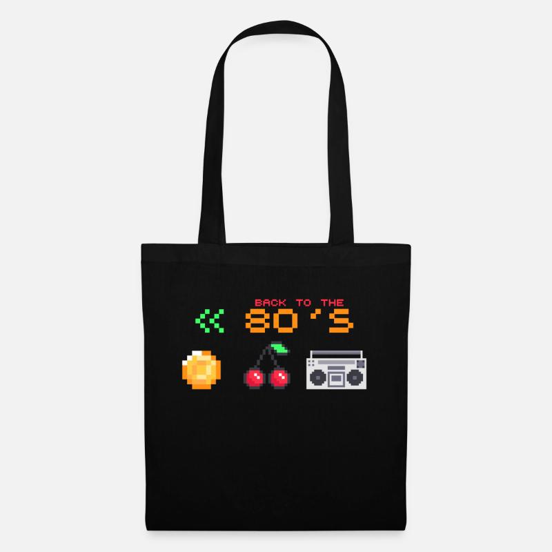 80s - Tote Bag - black