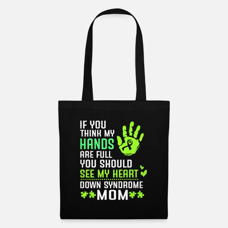 Down syndrome - Tote Bag - black