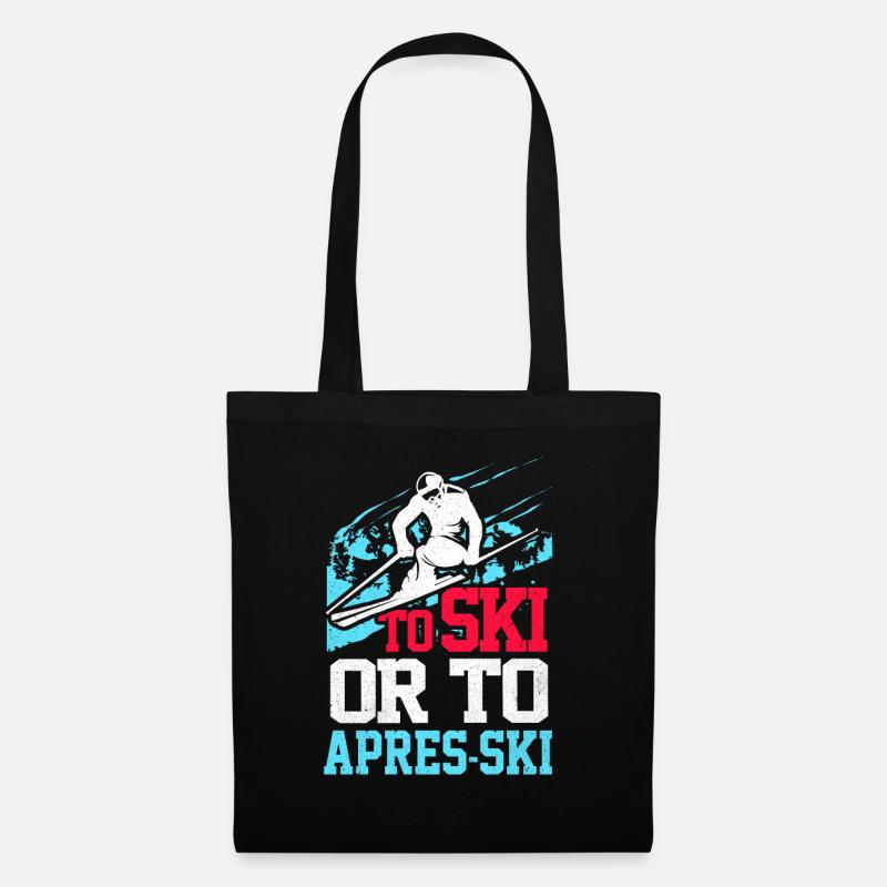 Ski Ski Ski Ski Ski - Sac en tissu - noir