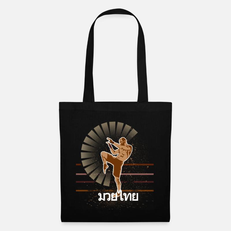 Muay Thai - Stoffbeutel - Schwarz