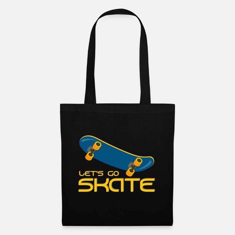 Skateboarder - Stoffbeutel - Schwarz