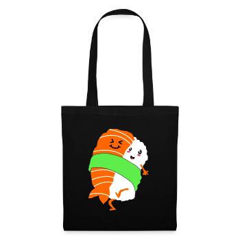 Sushi Go Rice Japan Tokyo Miso Nigiri Maki Udon - Tote Bag - black - Front