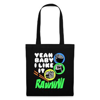 Sushi Go Rice Japan Tokyo Miso Nigiri Maki Udon - Tote Bag - black - Front