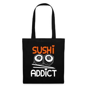 Sushi Go Rice Japan Tokyo Miso Nigiri Maki Udon - Tote Bag - black - Front