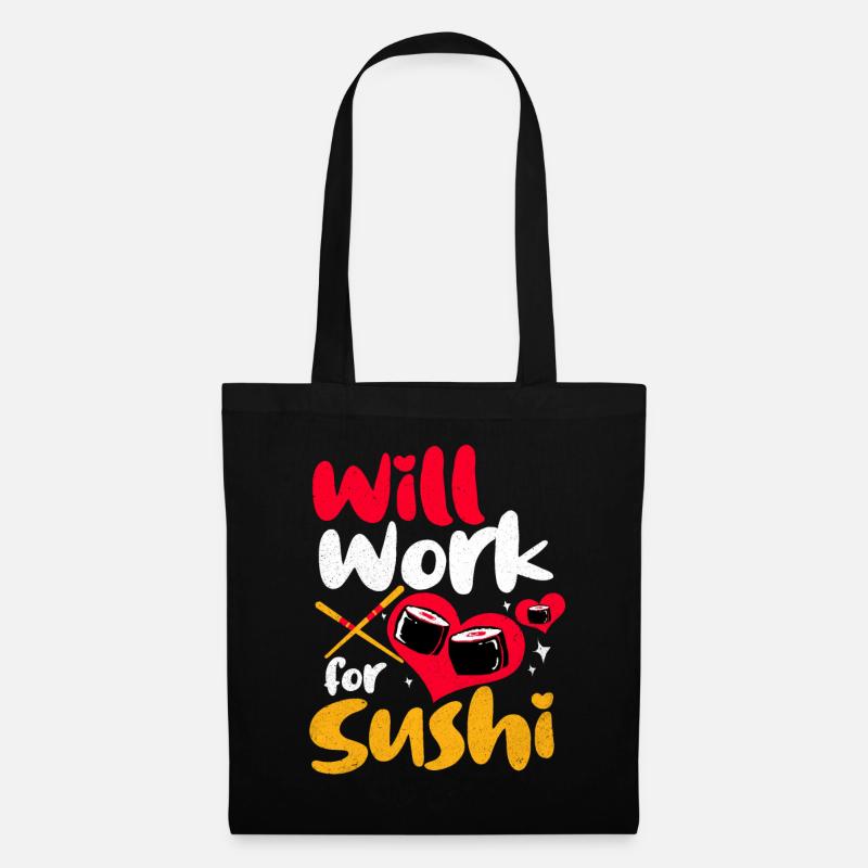 Sushi - Tote Bag - black