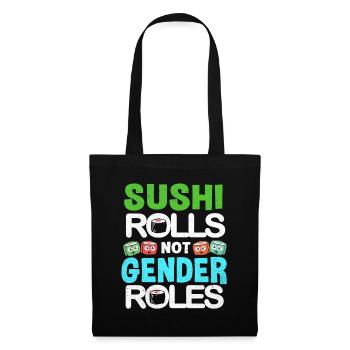 Sushi Go Rice Japan Tokyo Miso Nigiri Maki Udon - Tote Bag - black - Front