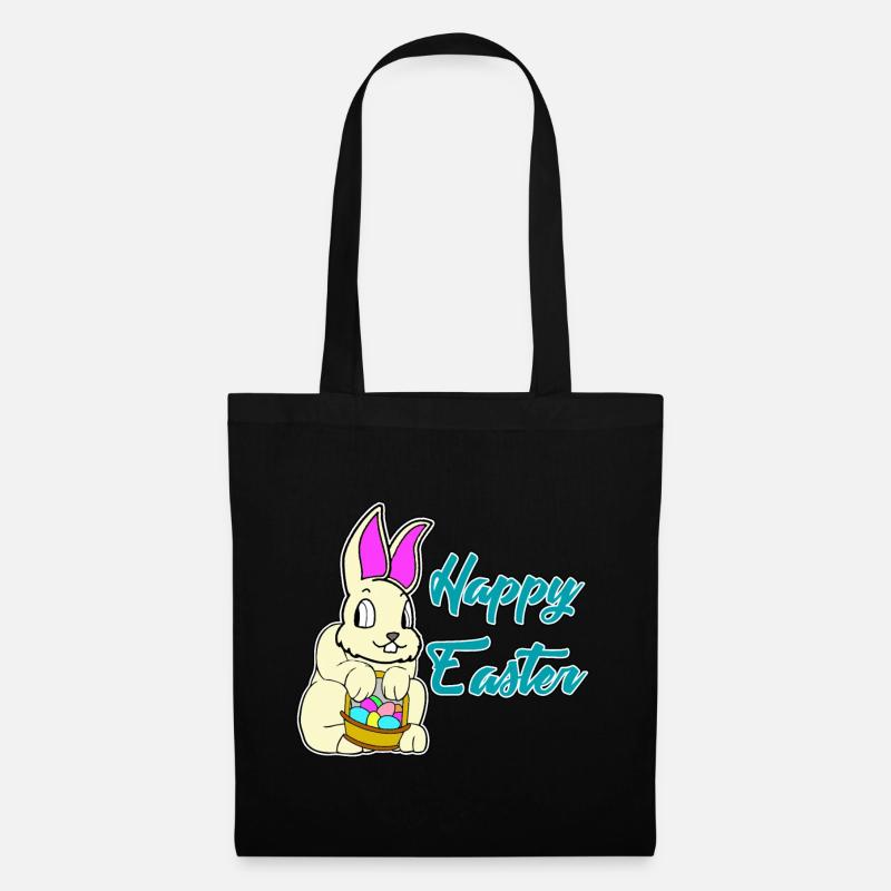 Happy Easter - Happy Easter - Tote Bag - black