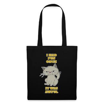 Grumpy Cat - Meme Funny Cat - Tote Bag - black - Front