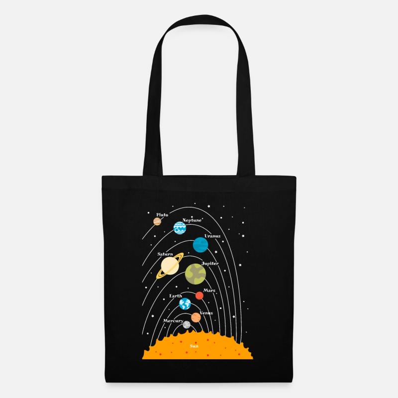 Astronomy astrologer outer space planet gift - Tote Bag - black