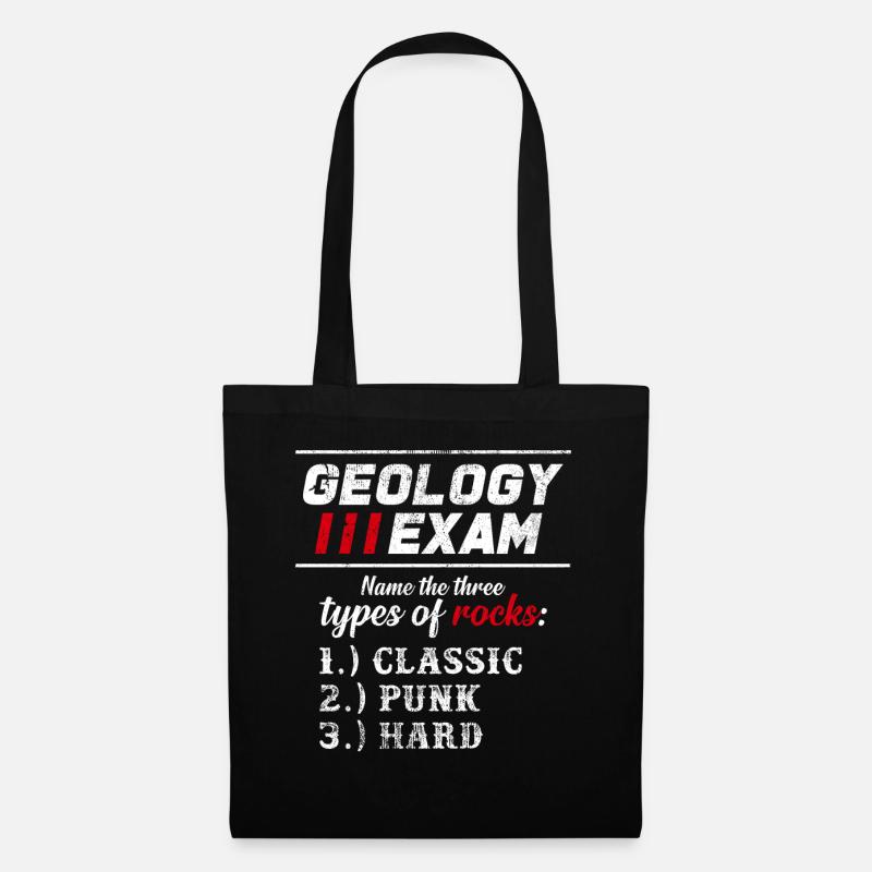 Trois types de rock classique Punk Hard Idée cadeau - Sac en tissu - noir