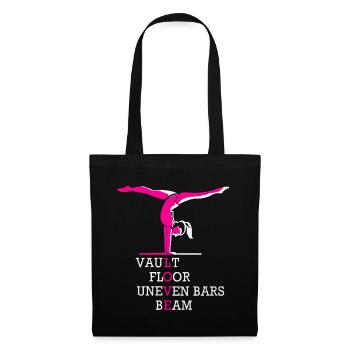 Gymnastique - Sac en tissu - noir - Devant
