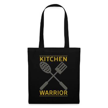 Kitchen Warrior - Küchen Krieger - Stoffbeutel - Schwarz - Vorne