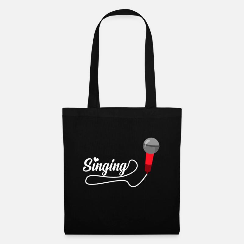To sing - Tote Bag - black