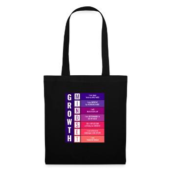 Growth Mindset - Tote Bag - black - Front